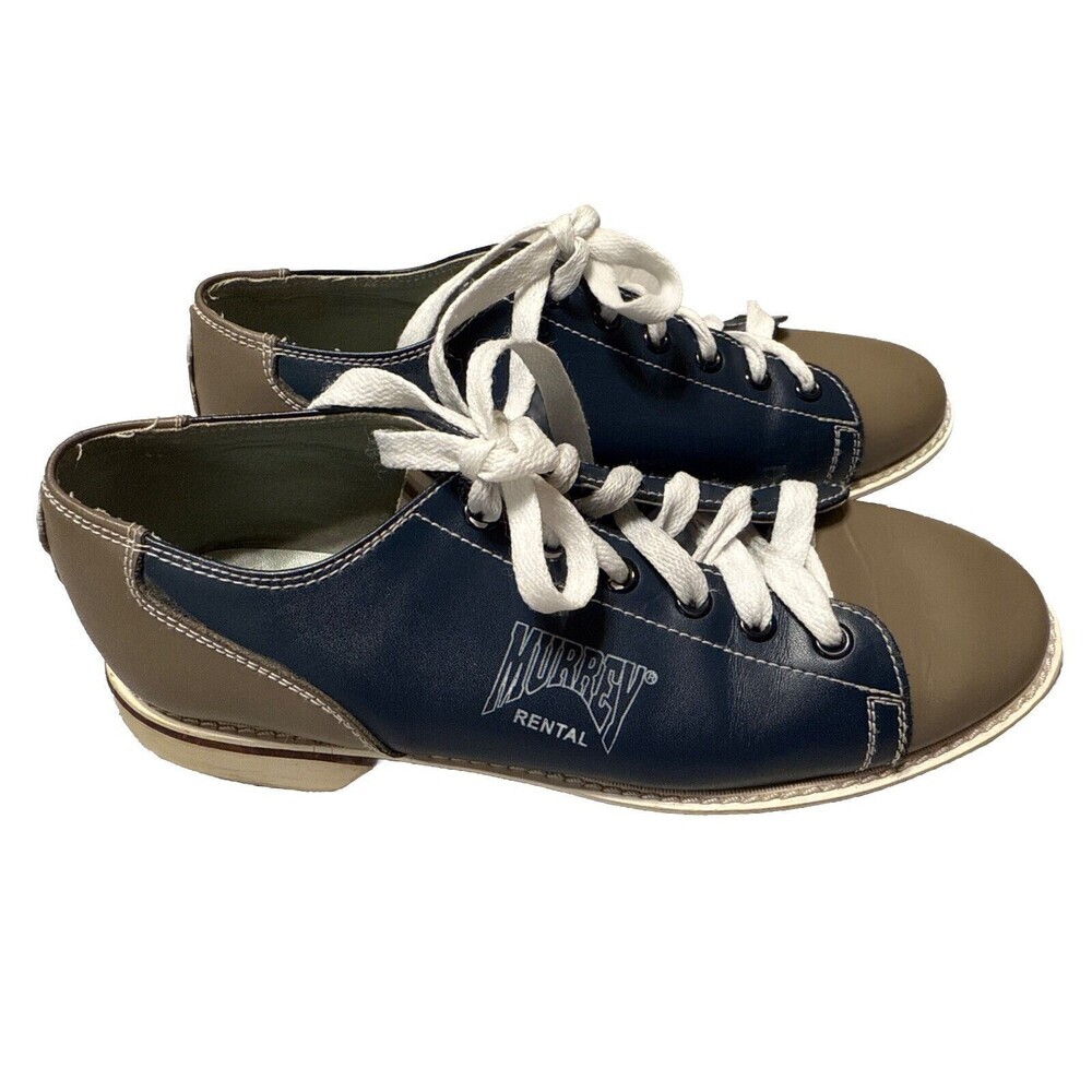 Men's Blue and Brown Bowling Shoes